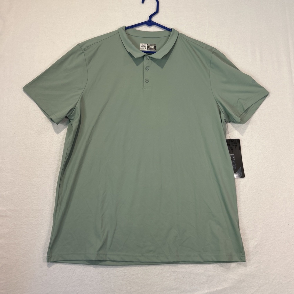 RBX Performance Mens XL Polo Shirt X-Dri Short Sleeve Golf Athletic Green NWT